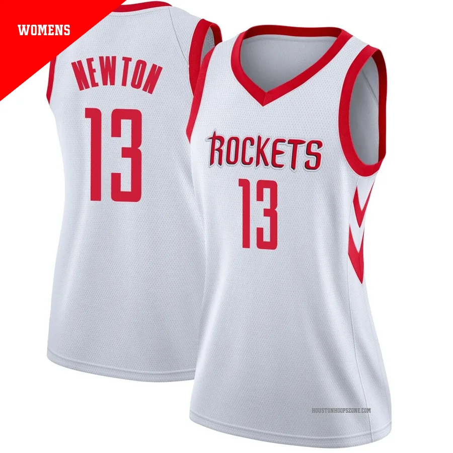 Women's Houston Rockets Tristen Newton ＃13 White Swingman Jersey - Association Edition